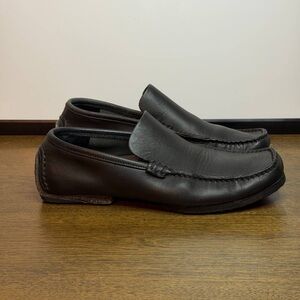 GUCCI Leather Black Slip On Moccasins Size 5C